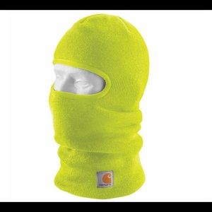 Brite Lime Carthartt Knit Insulated Face Mask